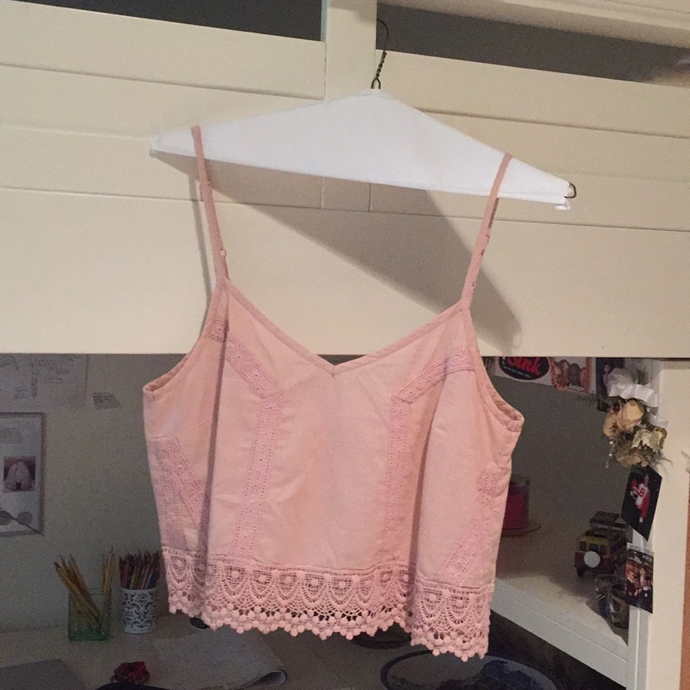 Light Pink Boho Tank